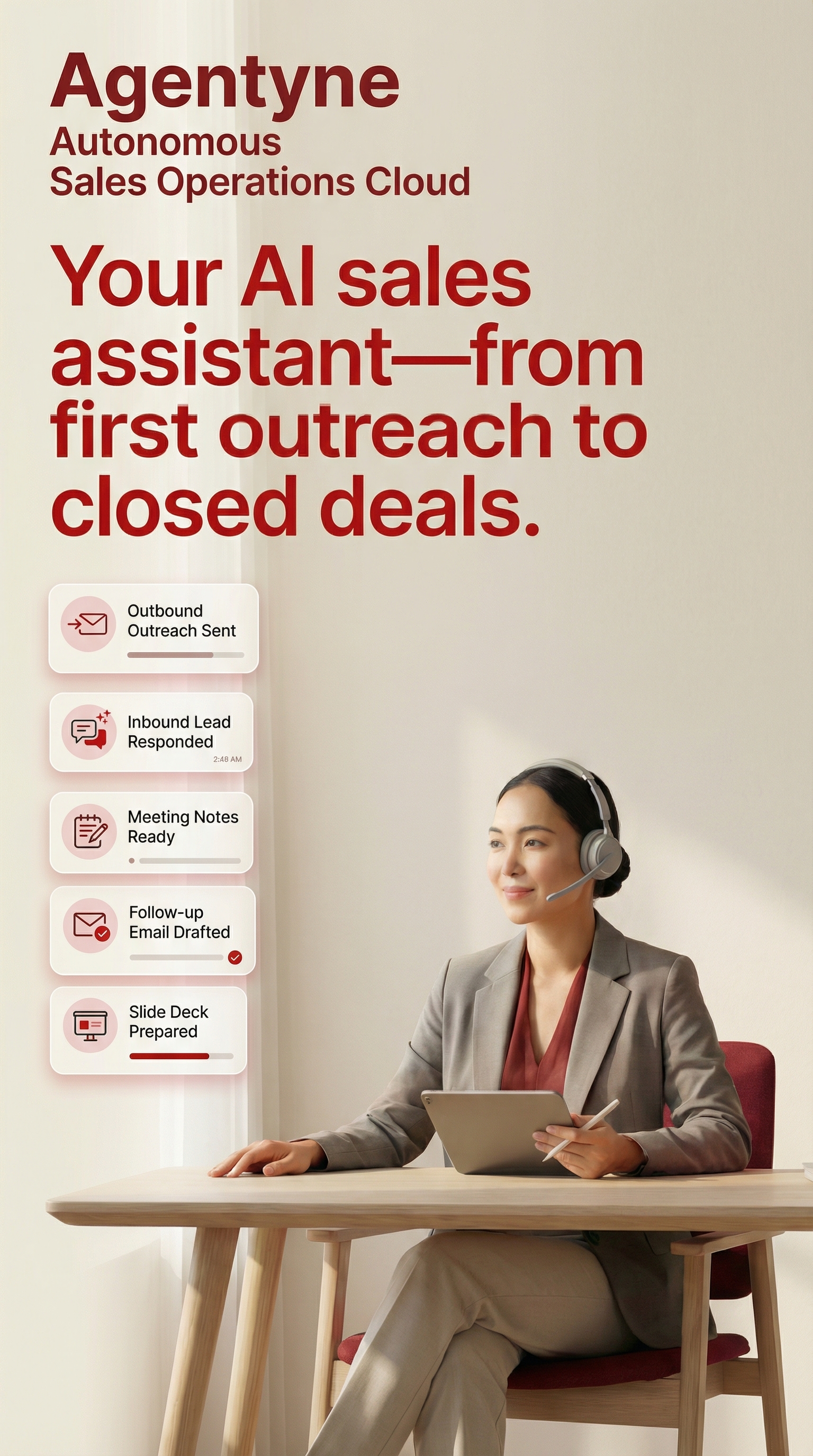 Autonomous Sales
Operations Cloud